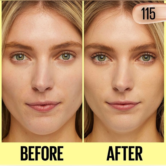 NEW- NEVER USED, Fit Me Tinted Moisturizer, Natural Coverage, Face Makeup, 115 - Picture 2 of 5